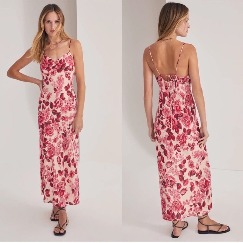 Favorite Daughter The Envy Slip Dress in Rose Multi